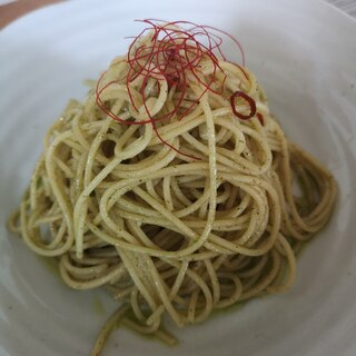 簡単美味しい大葉のジェノベーゼパスタ(*^^*)